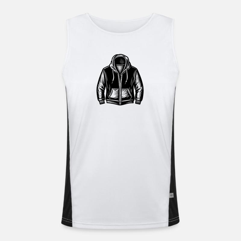 Kapuzenpullover Funktionelles Kontrast-Tank Top für Männer 