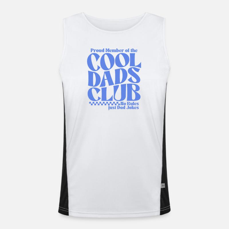 Papa Geschenk - Cooler Papa Vatertag Geschenkidee Funktionelles Kontrast-Tank Top für Männer 