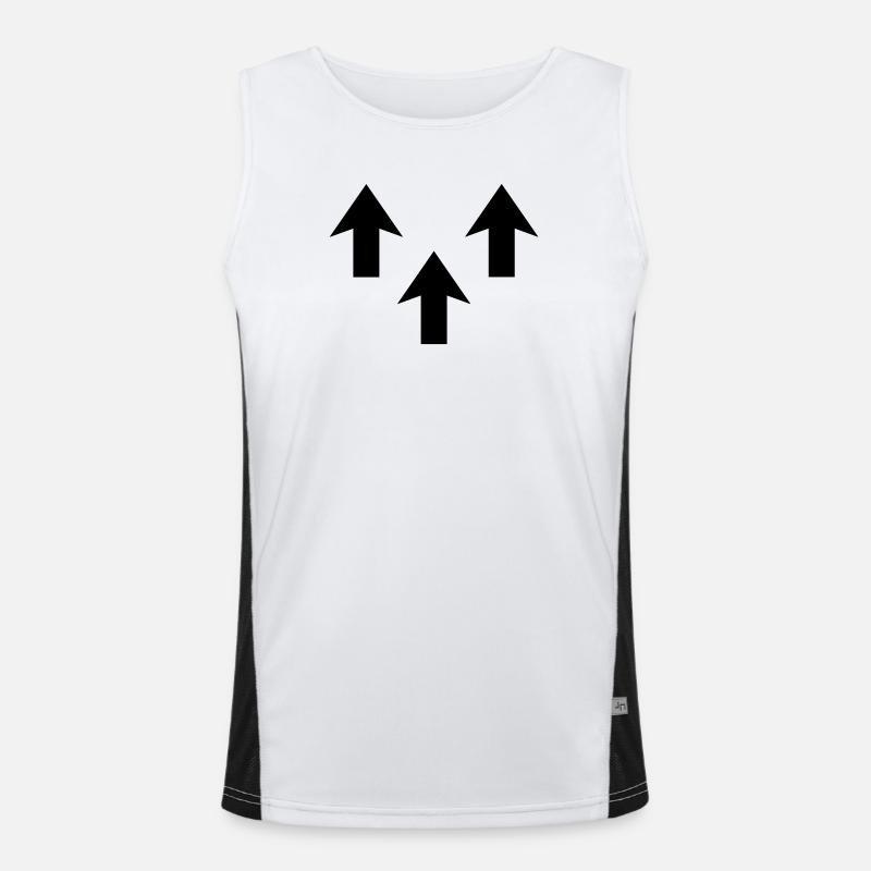 Pfeile Funktionelles Kontrast-Tank Top für Männer 