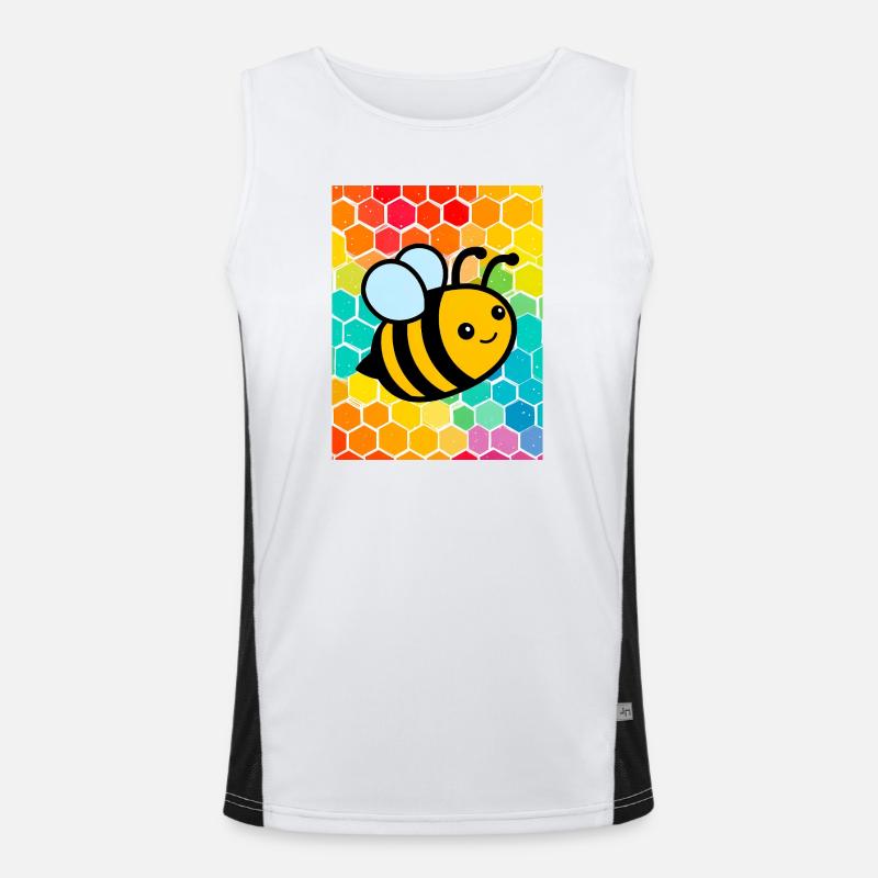 bee Men's Functional Contrast Tank Top 