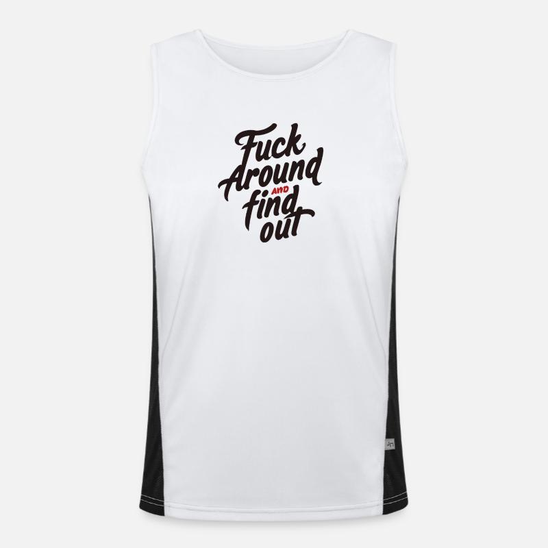 FaFo BLACK Débardeur respirant contrasté Homme 