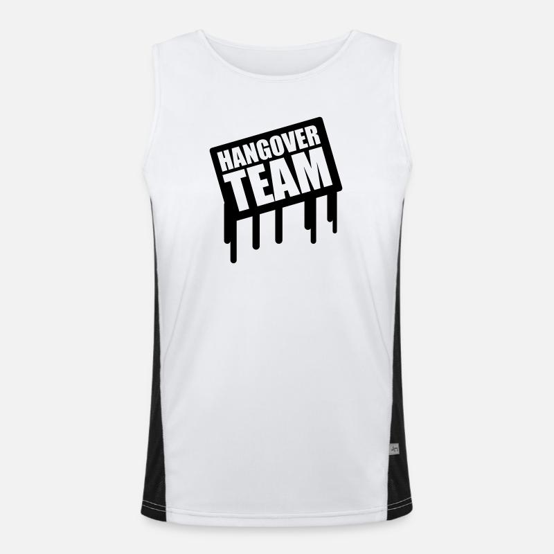 Hangover Team Men's Functional Contrast Tank Top 