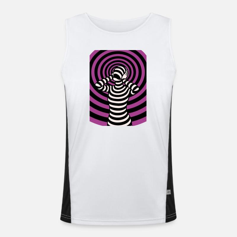 Hypnos, hallucination Men's Functional Contrast Tank Top 
