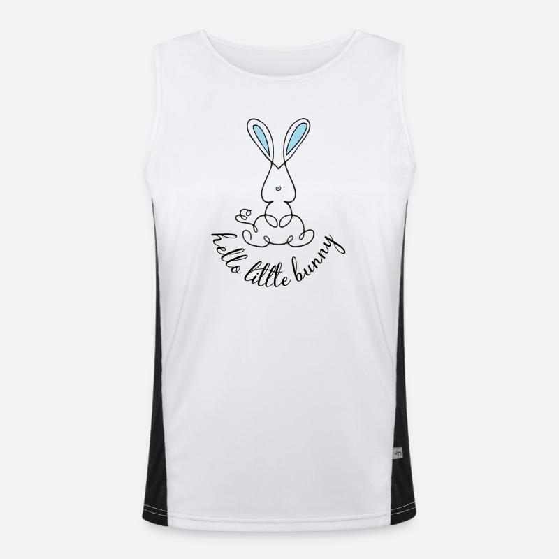 Petit Lapin Bleu Débardeur respirant contrasté Homme 