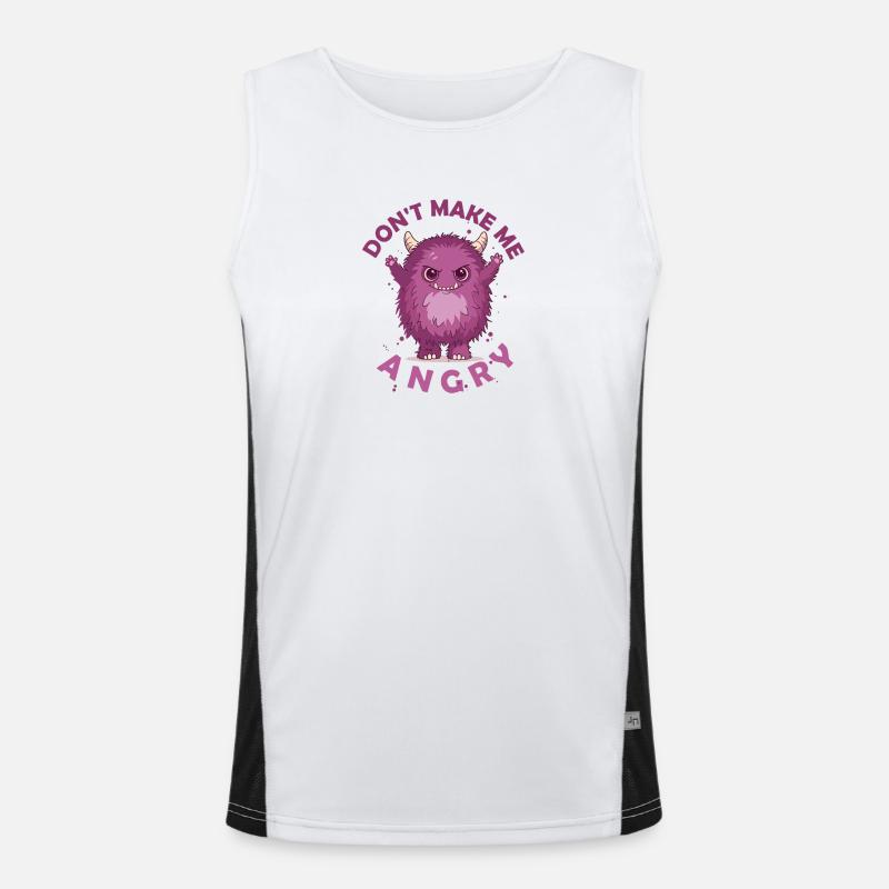 Kleines Monster Funktionelles Kontrast-Tank Top für Männer 
