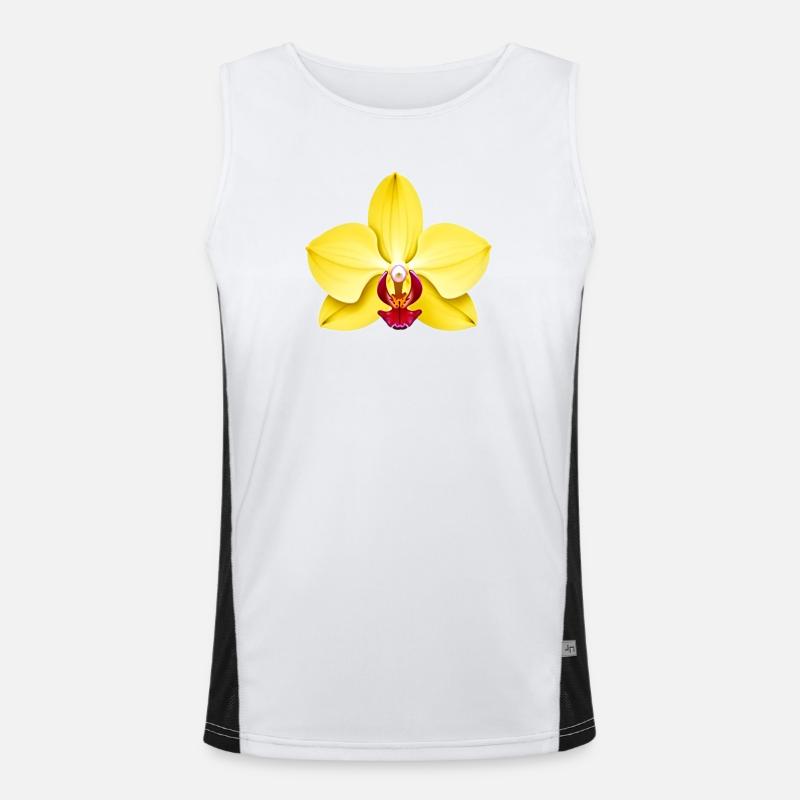 orchidée Débardeur respirant contrasté Homme 