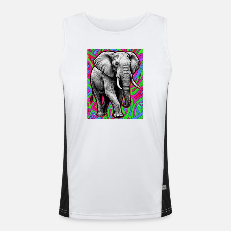 éléphant Débardeur respirant contrasté Homme 