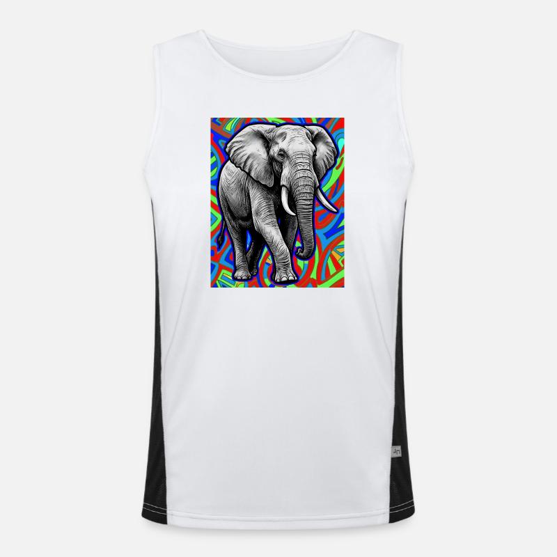 elephant Men's Functional Contrast Tank Top 