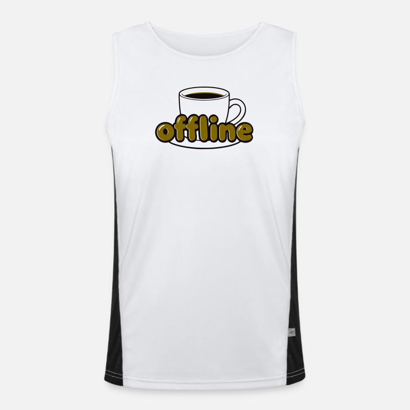 Offline Coffee Break Icon Men's Functional Contrast Tank Top 