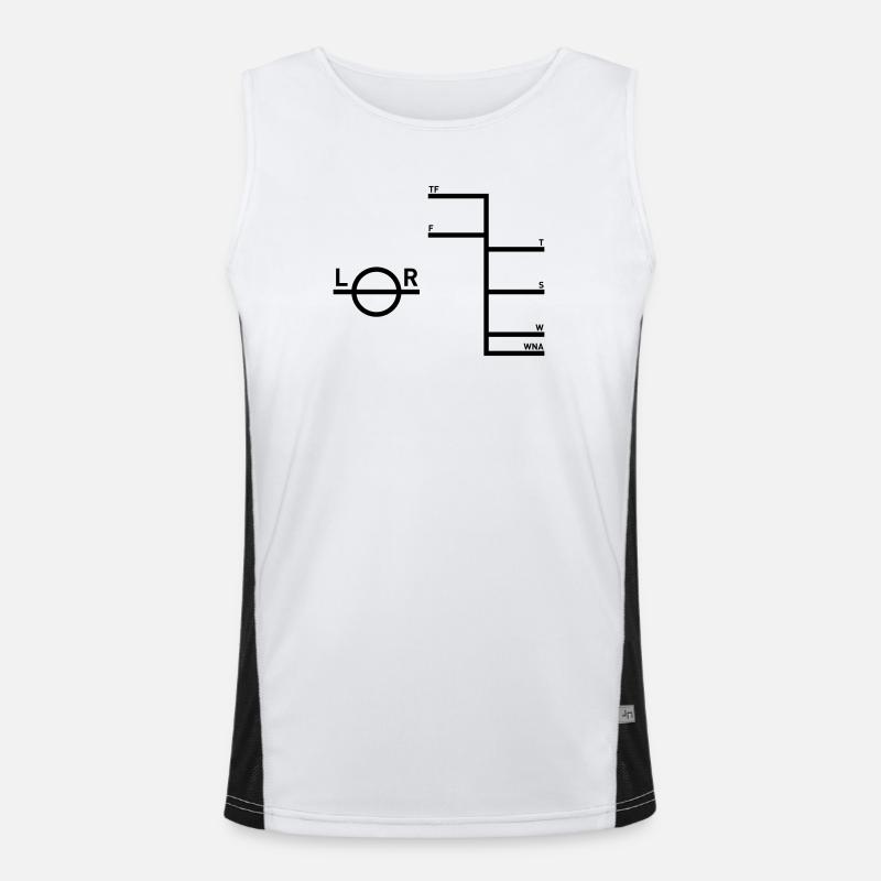 Plimsoll - Seafaring Sailing Ships Captain Men's Functional Contrast Tank Top 