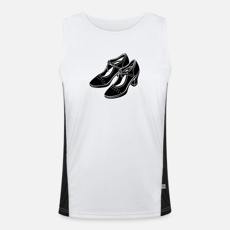 Dance shoes Men's Functional Contrast Tank Top 