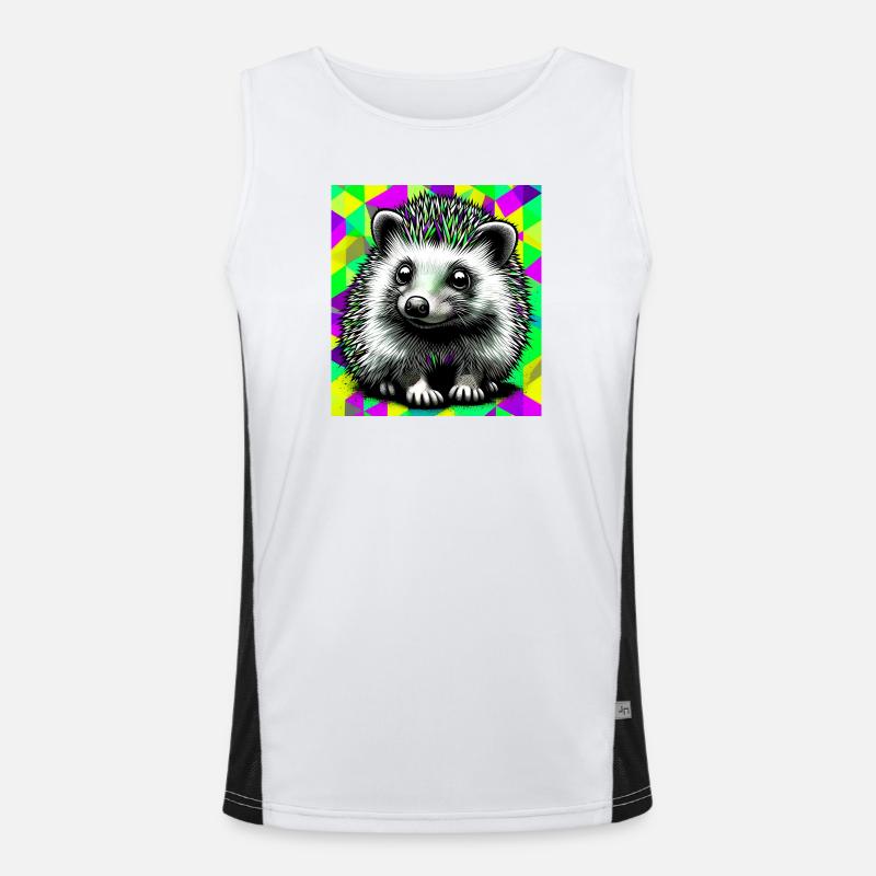 hérisson Débardeur respirant contrasté Homme 