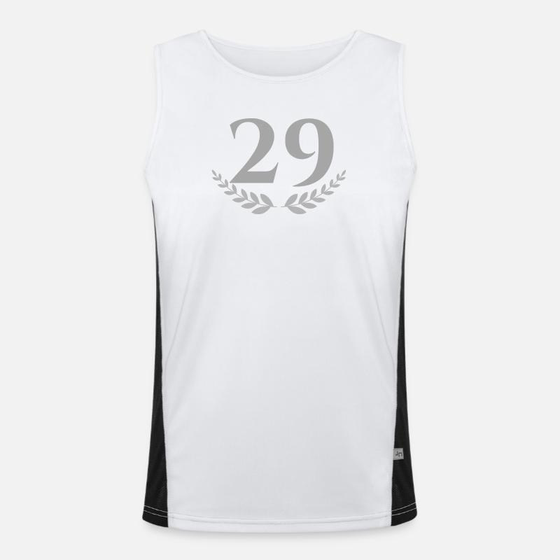 29 Funktionelles Kontrast-Tank Top für Männer 