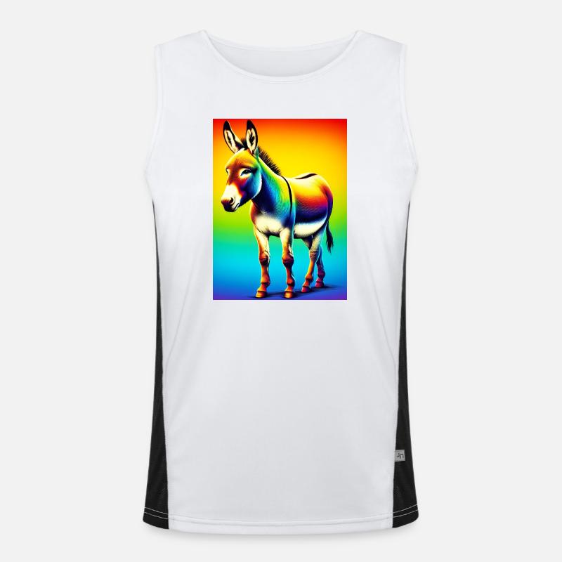 Mule âne Débardeur respirant contrasté Homme 