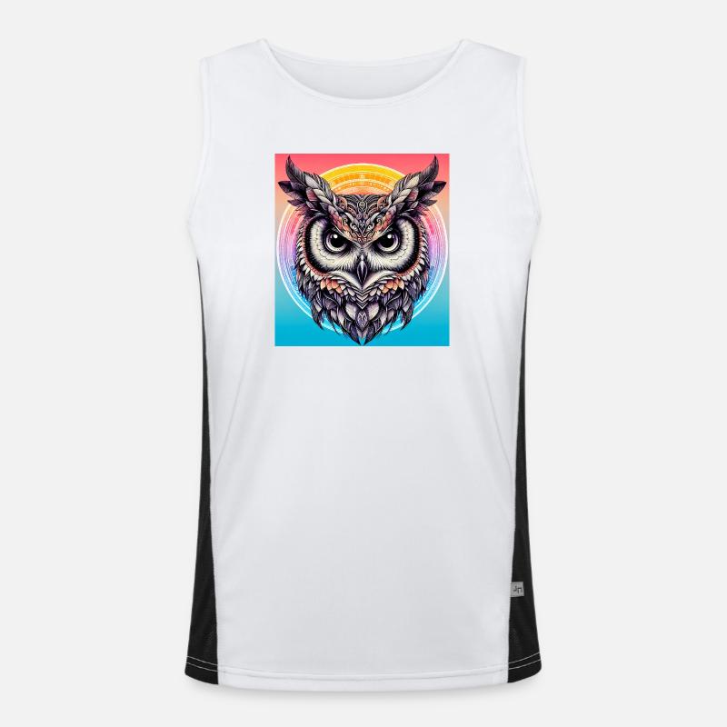 owl Men's Functional Contrast Tank Top 