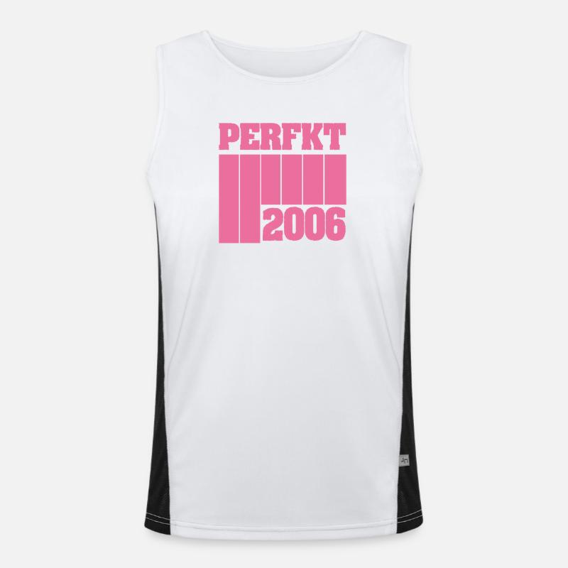 Unique 2006 Débardeur respirant contrasté Homme 