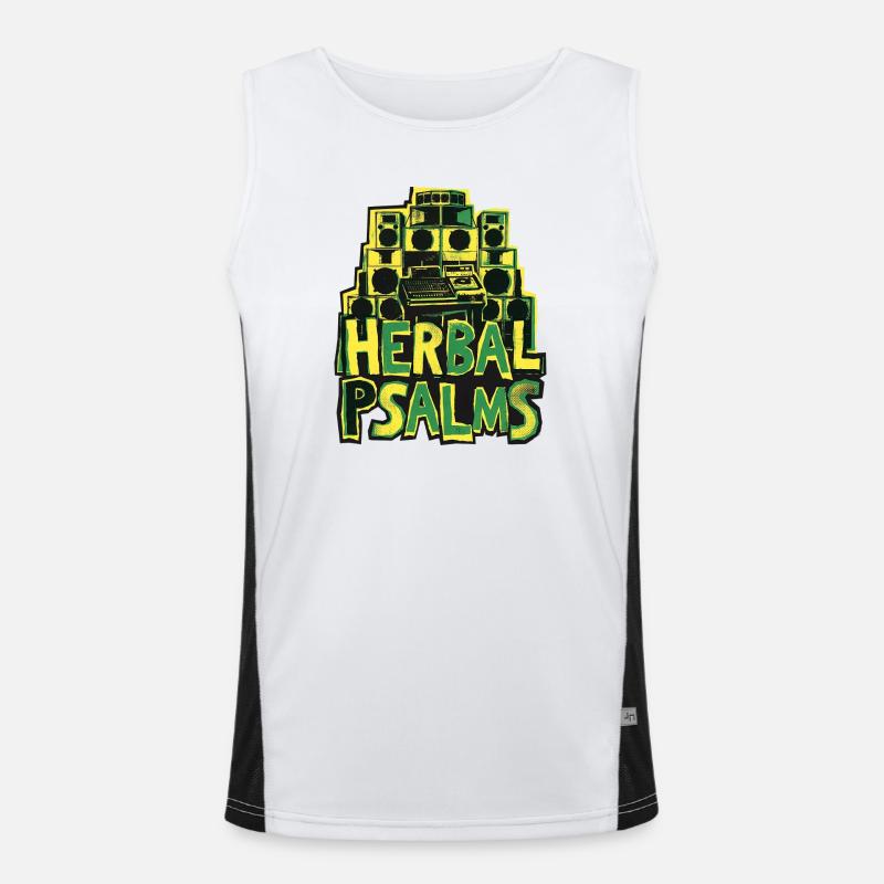 Psaumes Herbaux Dub Reggae Débardeur respirant contrasté Homme 