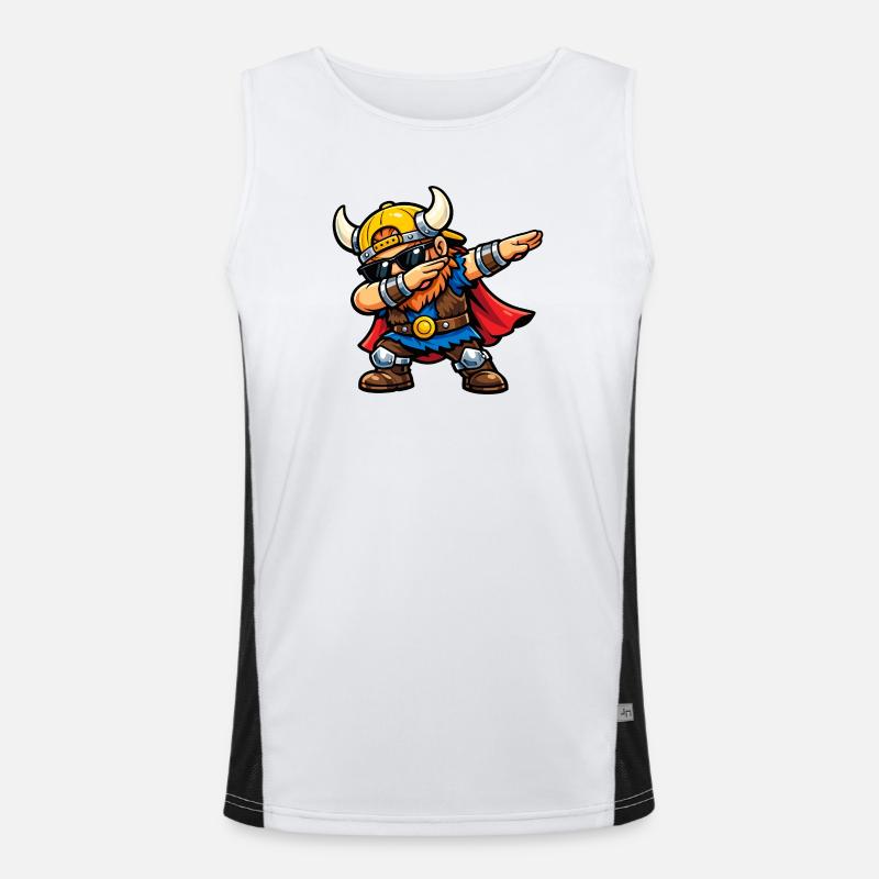 Dabbing Viking Débardeur respirant contrasté Homme 