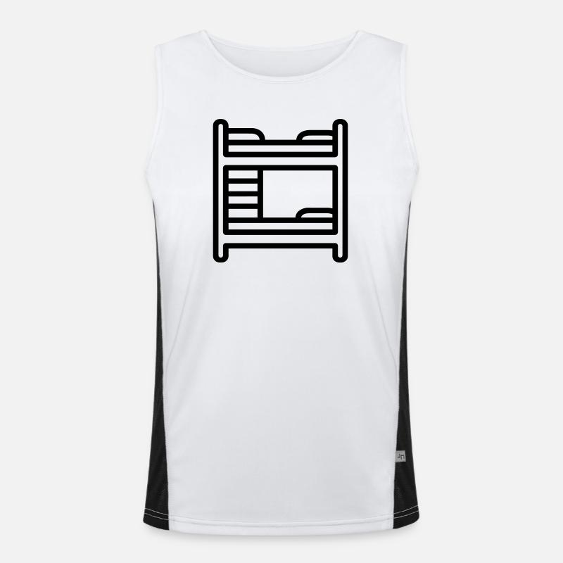 bunk bed Men's Functional Contrast Tank Top 