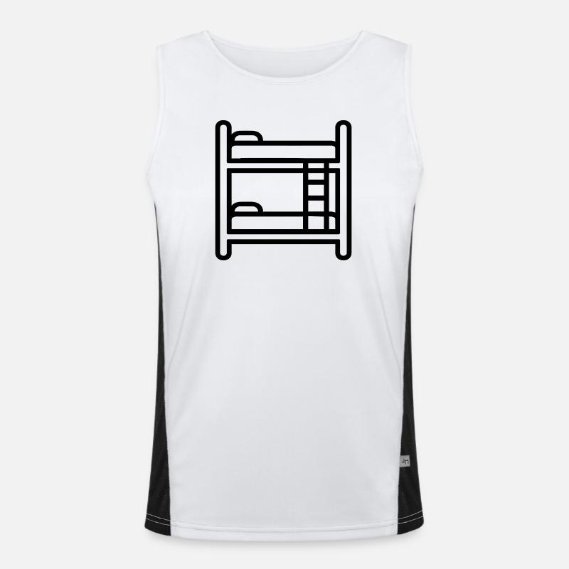 lit superposé Débardeur respirant contrasté Homme 