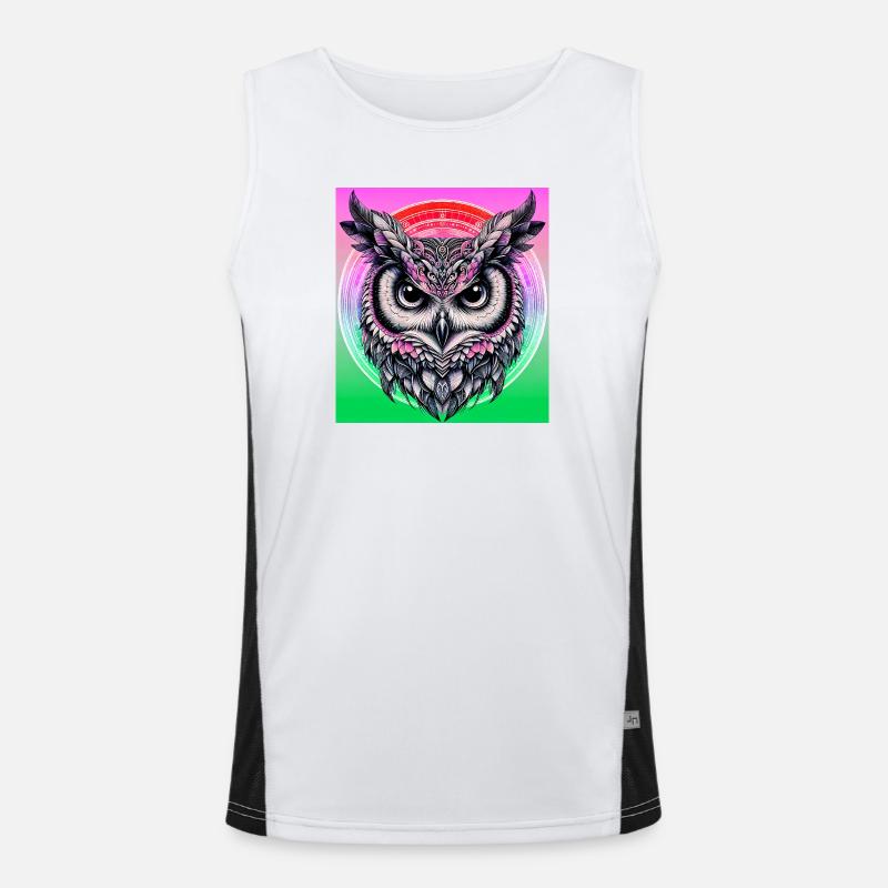 owl Men's Functional Contrast Tank Top 