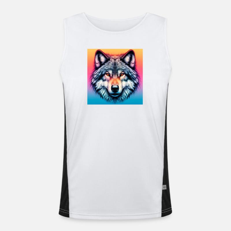 Wolf Men's Functional Contrast Tank Top 