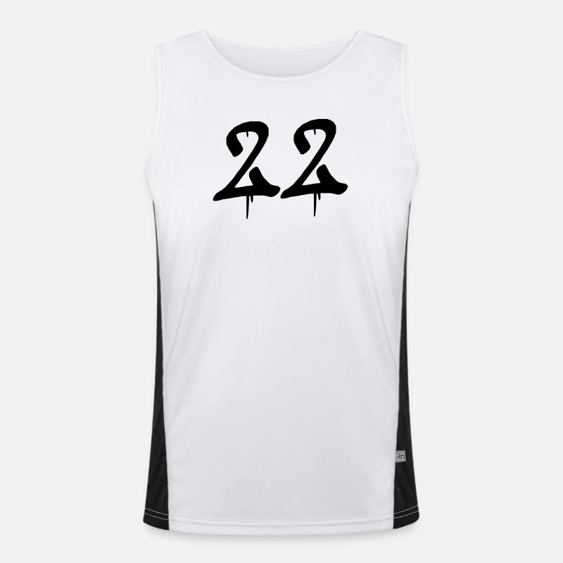 22_graffiti Men's Functional Contrast Tank Top 