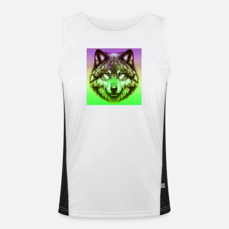Wolf Men's Functional Contrast Tank Top 