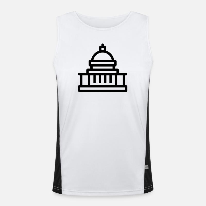 Regierung Funktionelles Kontrast-Tank Top für Männer 