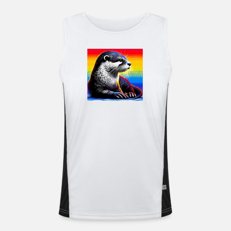 otter Men's Functional Contrast Tank Top 