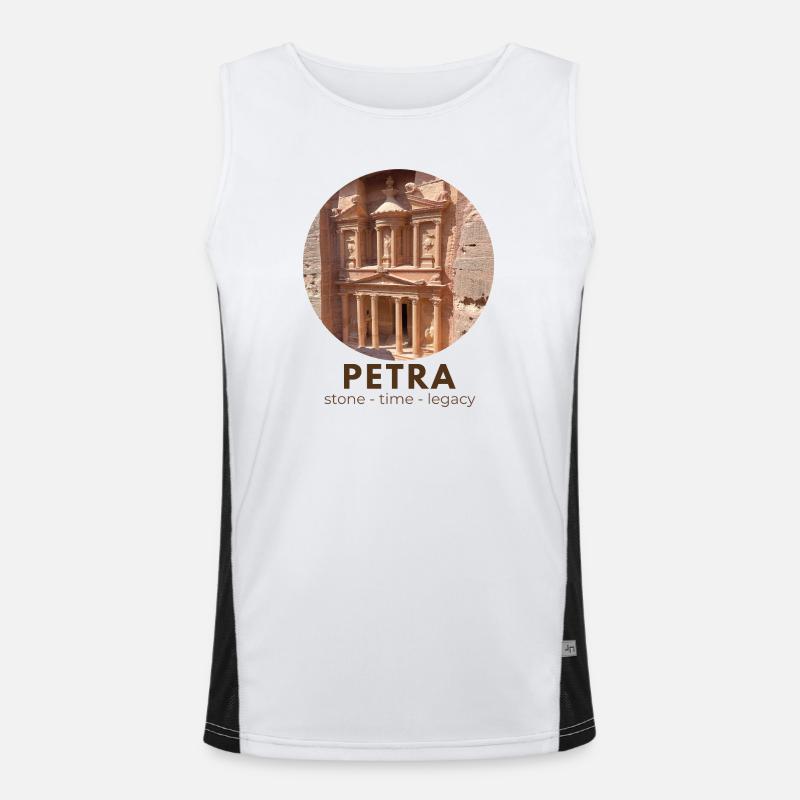 Trésor de Petra 3 Débardeur respirant contrasté Homme 