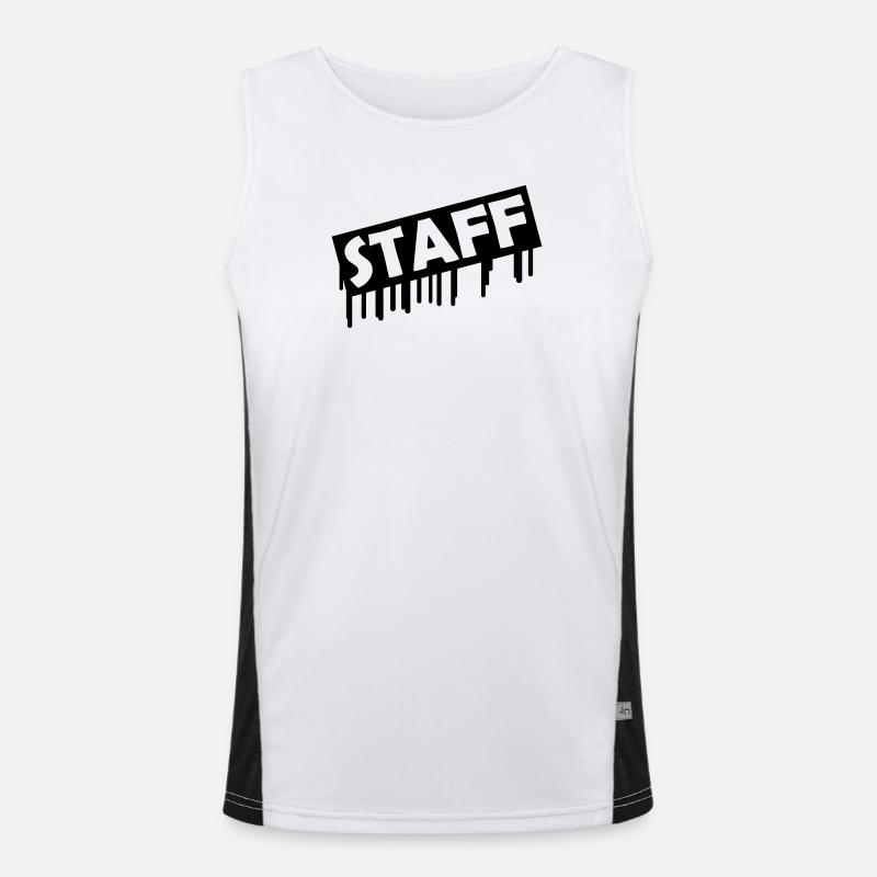 staff Funktionelles Kontrast-Tank Top für Männer 