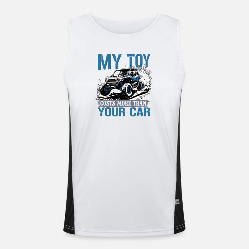 UTV Off Road 4 Wheeler Side by side Funktionelles Kontrast-Tank Top für Männer 