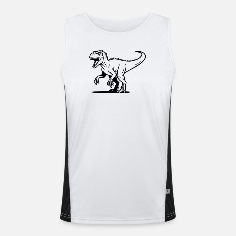 Greifvogel Funktionelles Kontrast-Tank Top für Männer 