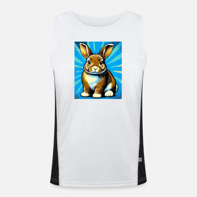 lapin Débardeur respirant contrasté Homme 