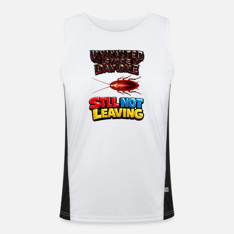 Nicht ständig verschwinden Funktionelles Kontrast-Tank Top für Männer 