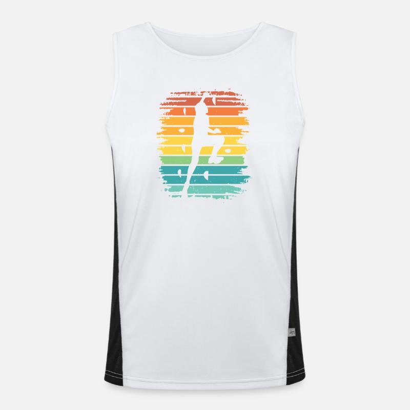 Boulderer Boulder Bouldern Funktionelles Kontrast-Tank Top für Männer 