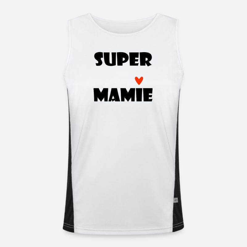 OMA. MAMA. OMA. MUTTERTAG Funktionelles Kontrast-Tank Top für Männer 