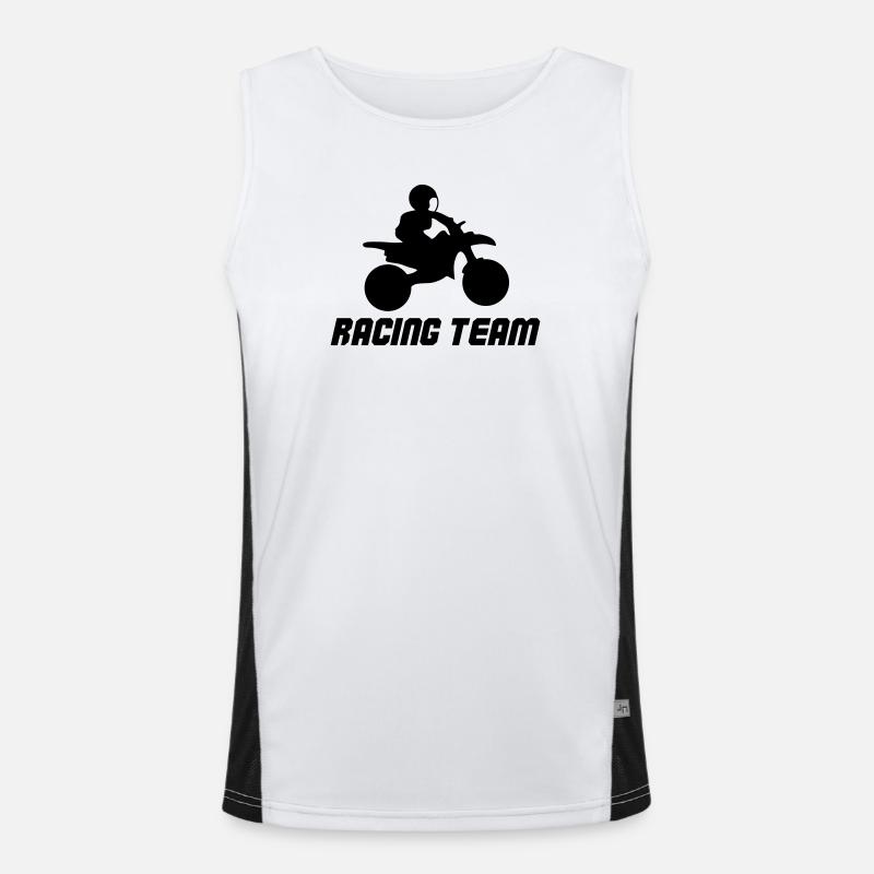 Racing Team Funktionelles Kontrast-Tank Top für Männer 