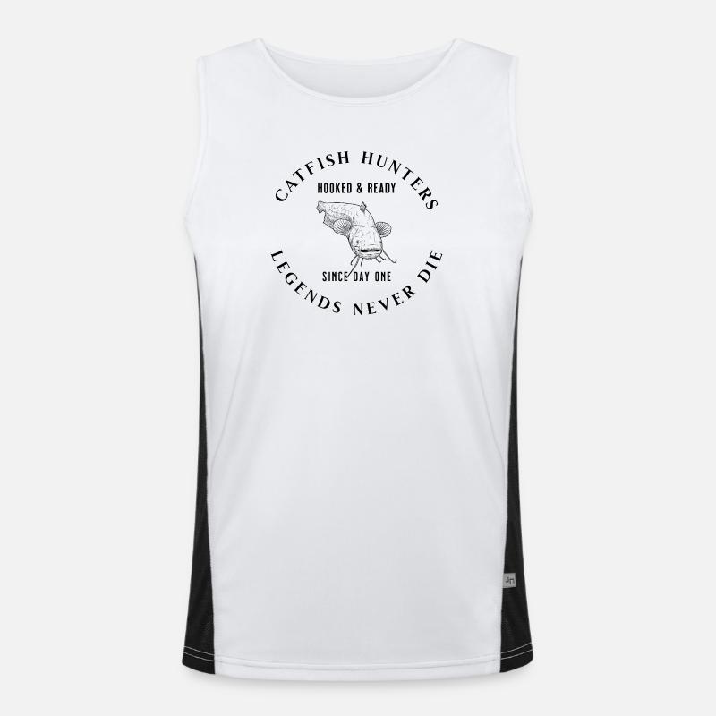 Catfish Hunters - Legends Never Die Men's Functional Contrast Tank Top 