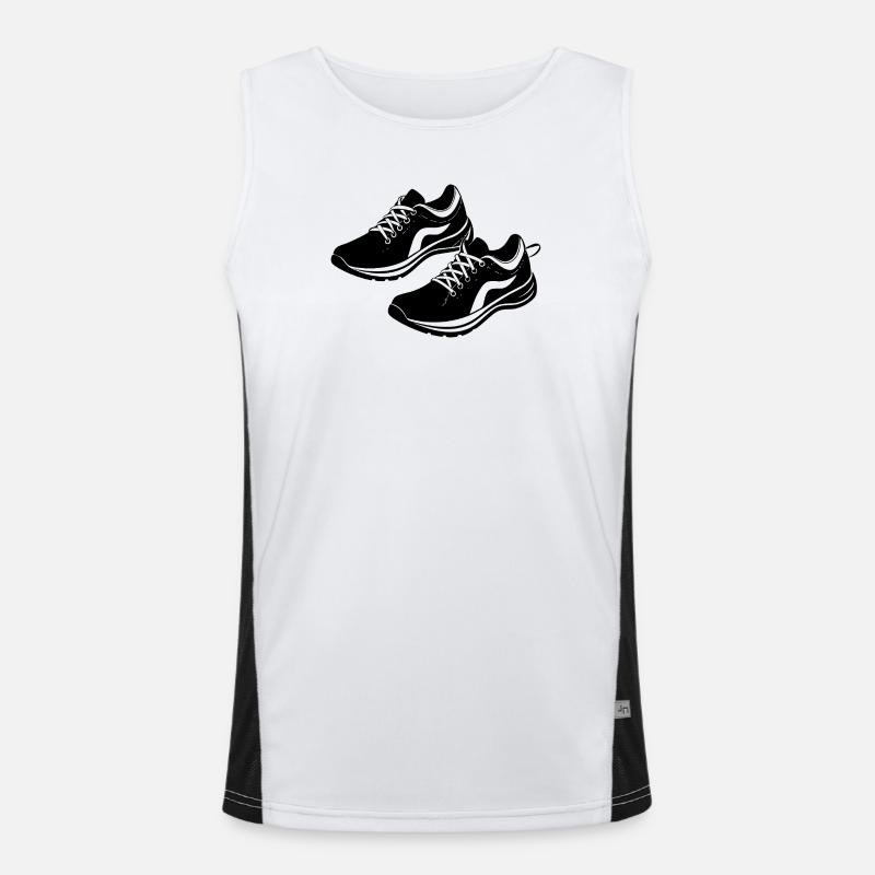 Running shoes Men's Functional Contrast Tank Top 