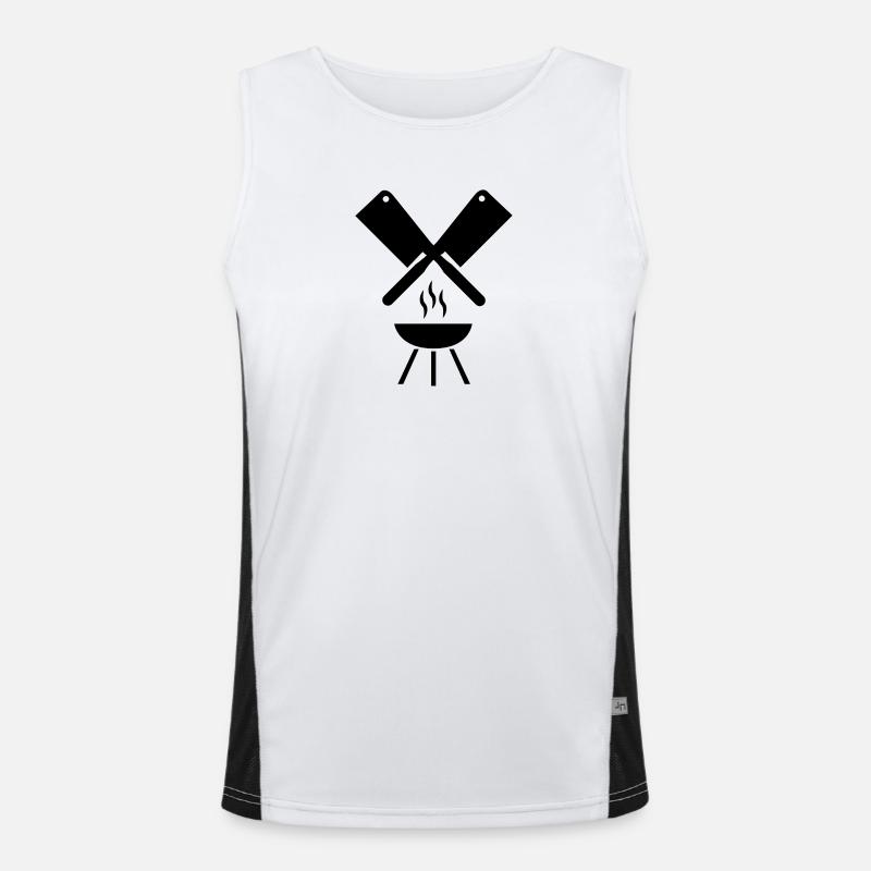 Grillen Funktionelles Kontrast-Tank Top für Männer 