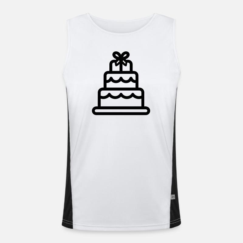 gâteau de mariage Débardeur respirant contrasté Homme 