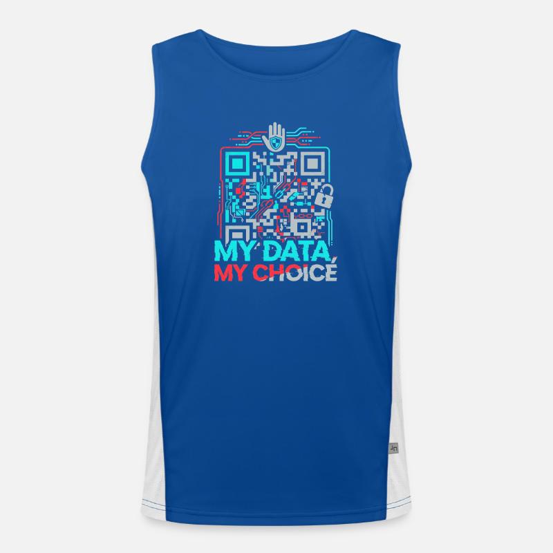 My data Men's Functional Contrast Tank Top 