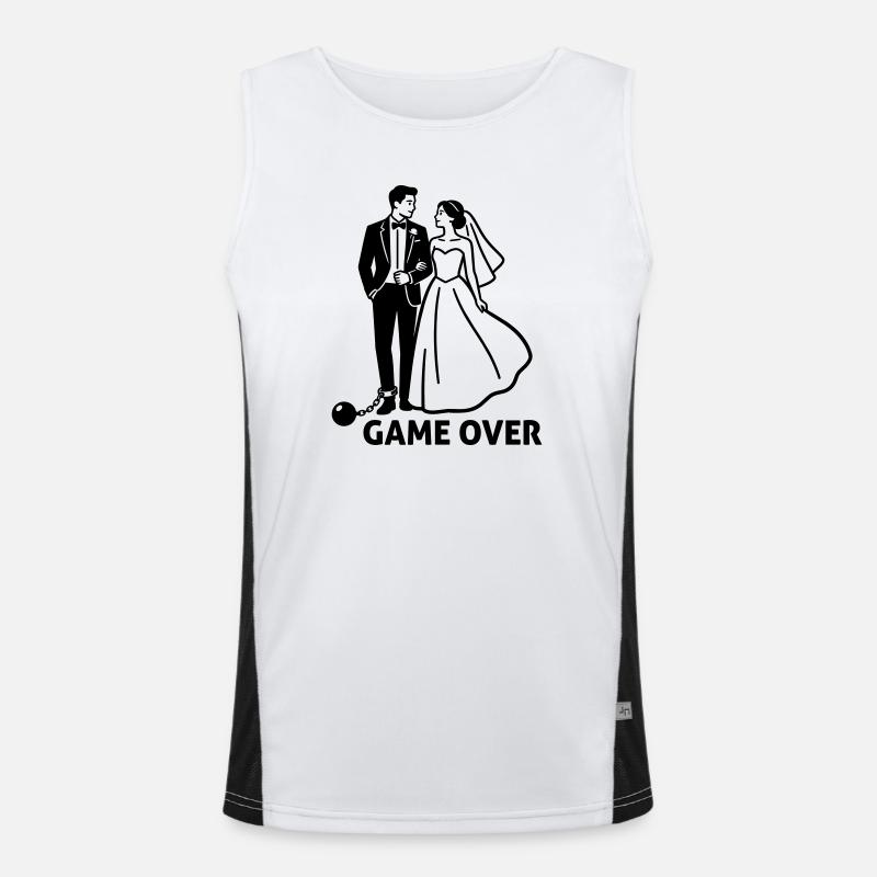 wedding bachelor party Men's Functional Contrast Tank Top 