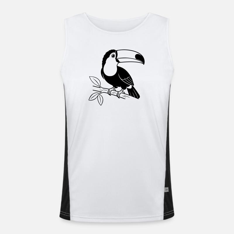 Toukan Bird Débardeur respirant contrasté Homme 