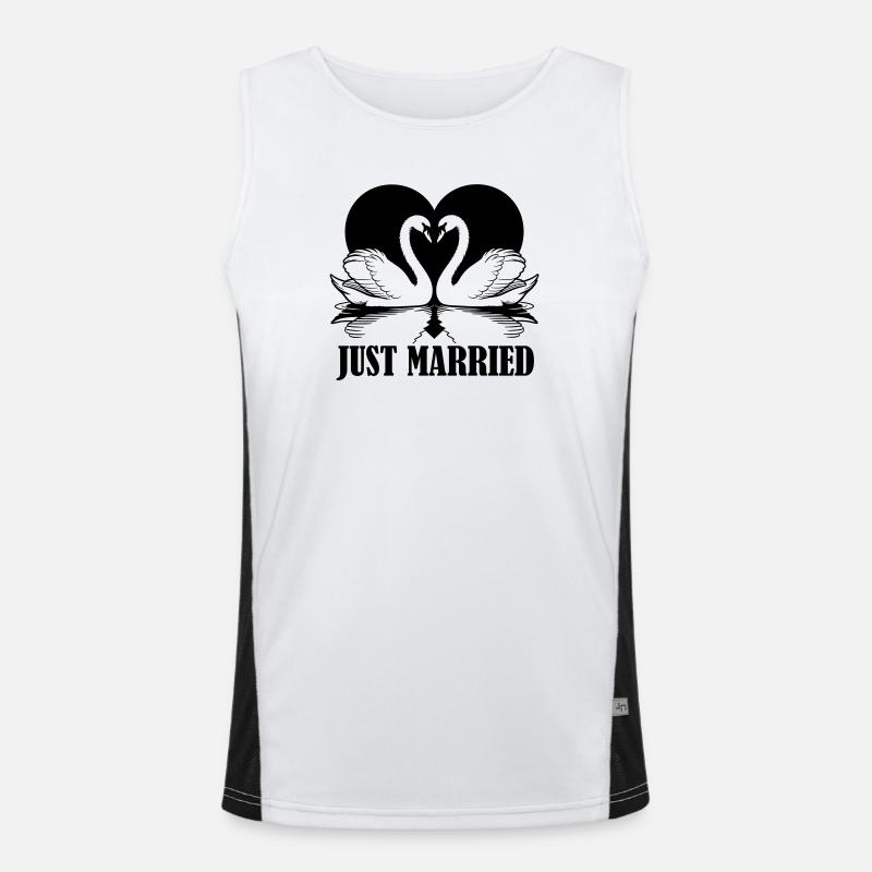 married Men's Functional Contrast Tank Top 