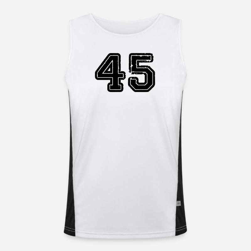 45 Funktionelles Kontrast-Tank Top für Männer 