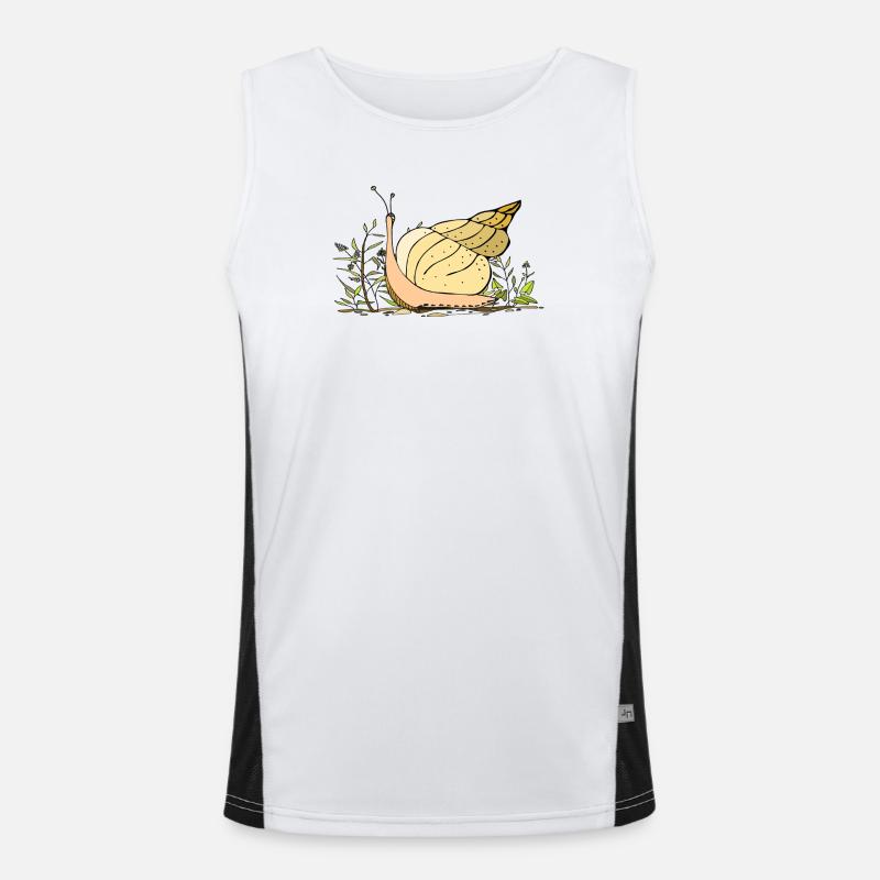snail Men's Functional Contrast Tank Top 