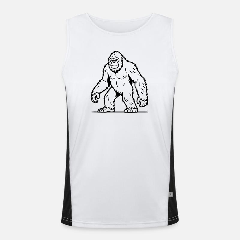 Sasquatch Funktionelles Kontrast-Tank Top für Männer 